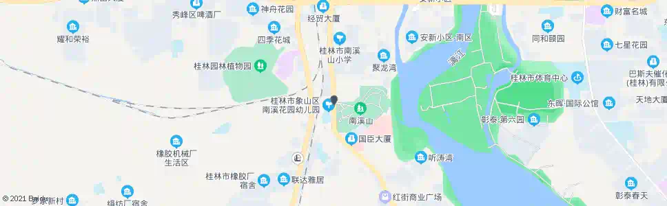 桂林南溪公园_公交站地图_桂林公交_妙搜公交查询2025