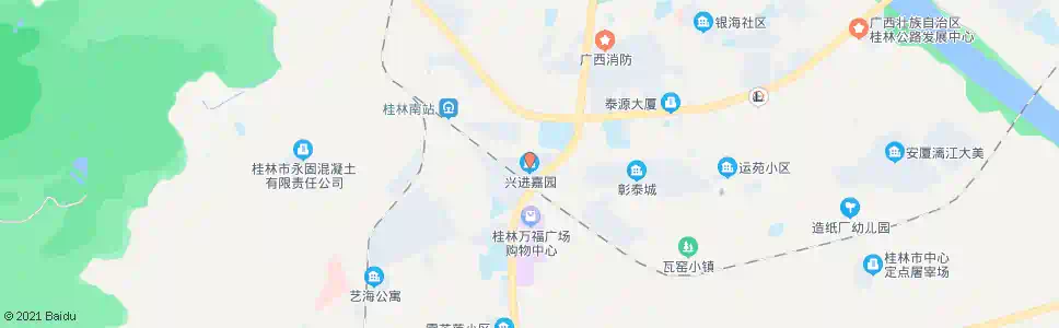 桂林兴进嘉园_公交站地图_桂林公交_妙搜公交查询2025