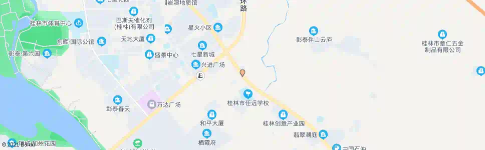 桂林七里店_公交站地图_桂林公交_妙搜公交查询2025