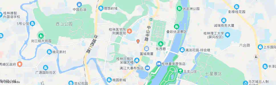 桂林十字街解放西路_公交站地图_桂林公交_妙搜公交查询2025