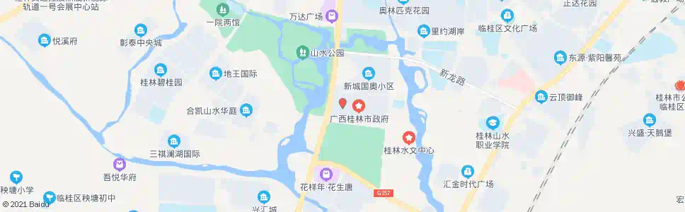 桂林临桂政务中心_公交站地图_桂林公交_妙搜公交查询2025