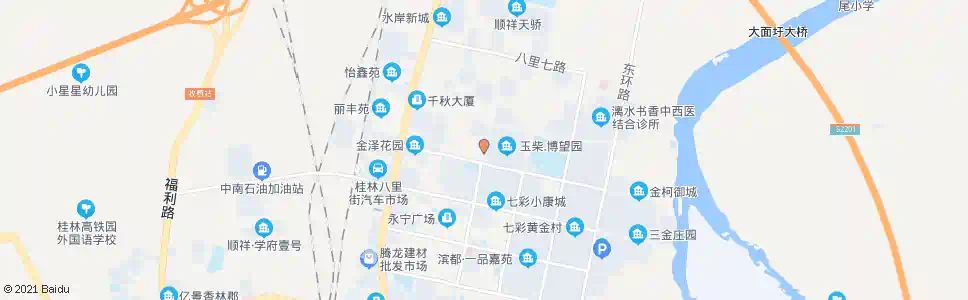 桂林川东二路_公交站地图_桂林公交_妙搜公交查询2025