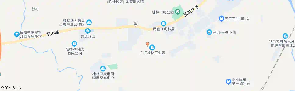 桂林秧十三路_公交站地图_桂林公交_妙搜公交查询2025