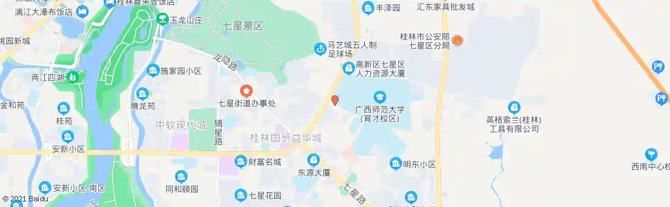 桂林育才路口_公交站地图_桂林公交_妙搜公交查询2025