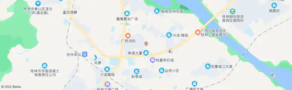 桂林旅游商品批发城B区_公交站地图_桂林公交_妙搜公交查询2025