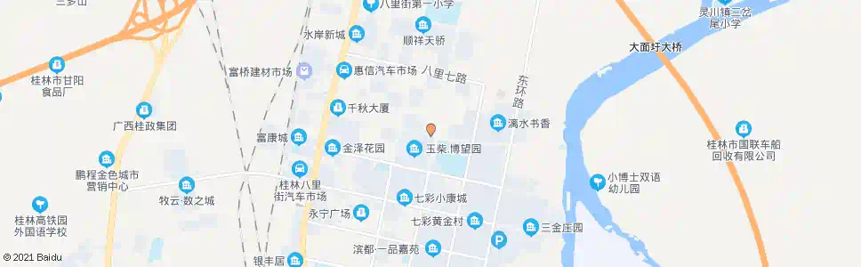桂林八里街_公交站地图_桂林公交_妙搜公交查询2025
