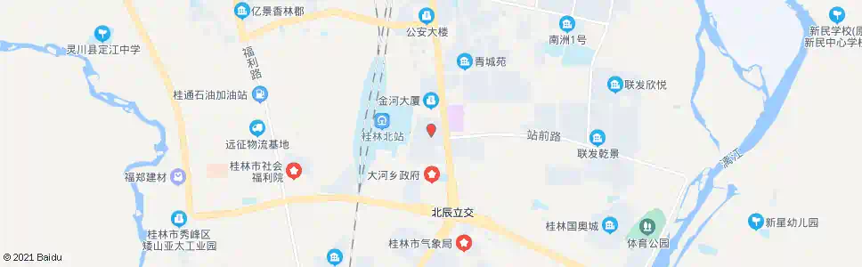 桂林美食城_公交站地图_桂林公交_妙搜公交查询2025