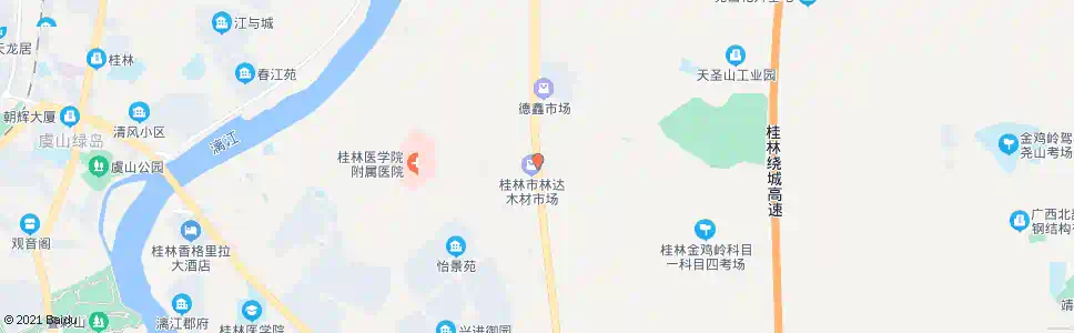 桂林建干路口(东二环路)_公交站地图_桂林公交_妙搜公交查询2025