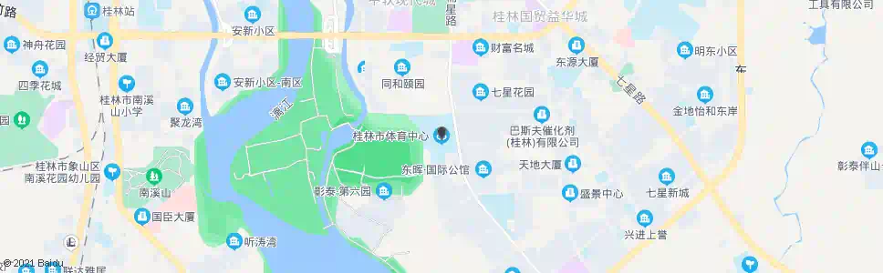 桂林体育中心_公交站地图_桂林公交_妙搜公交查询2025