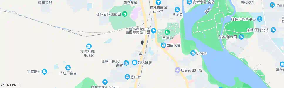 桂林猴山社区_公交站地图_桂林公交_妙搜公交查询2025