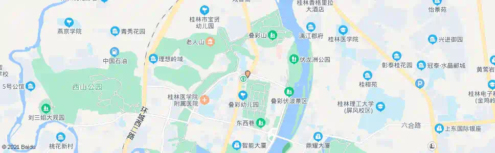 桂林凤北路口(红十字妇女儿童医院)_公交站地图_桂林公交_妙搜公交查询2025