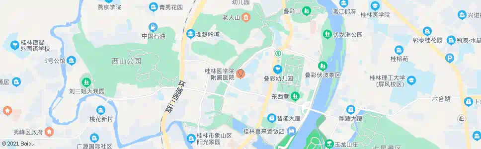 桂林医学院附属医院_公交站地图_桂林公交_妙搜公交查询2025