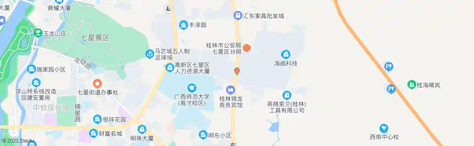 桂林朝阳路尾_公交站地图_桂林公交_妙搜公交查询2025