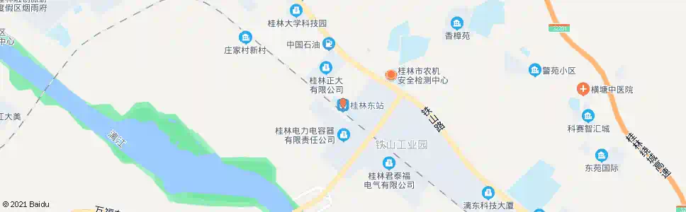 桂林火车东站(桂磨大道)_公交站地图_桂林公交_妙搜公交查询2025