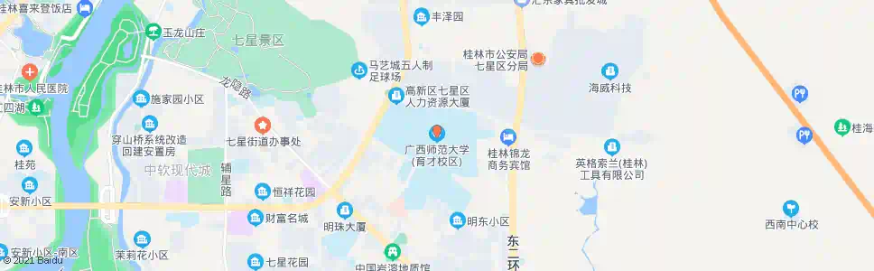 桂林师大育才校区_公交站地图_桂林公交_妙搜公交查询2025