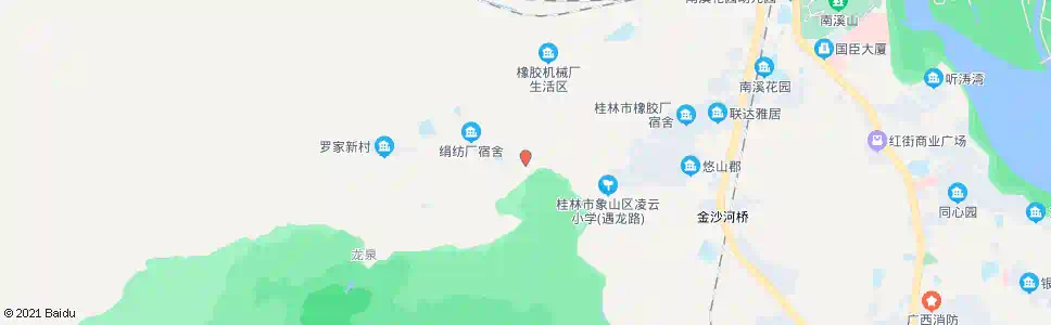 桂林化机路口_公交站地图_桂林公交_妙搜公交查询2025