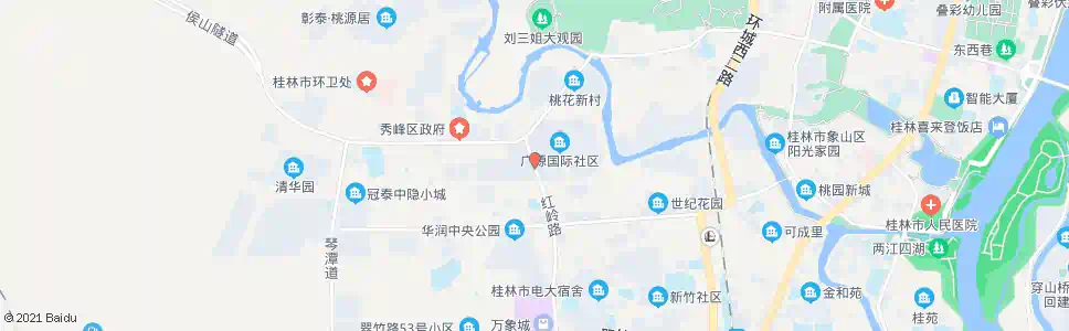 桂林红岭路_公交站地图_桂林公交_妙搜公交查询2025