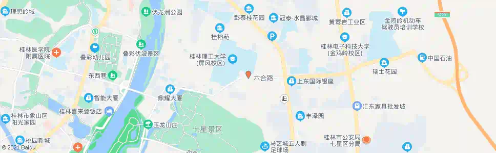 桂林花园村_公交站地图_桂林公交_妙搜公交查询2025