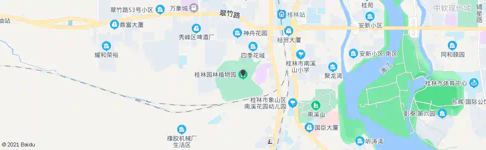 桂林植物园_公交站地图_桂林公交_妙搜公交查询2025