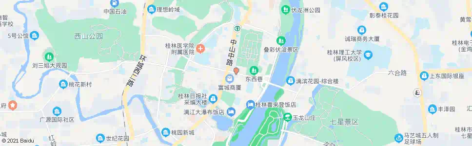 桂林十字街解放东路_公交站地图_桂林公交_妙搜公交查询2025