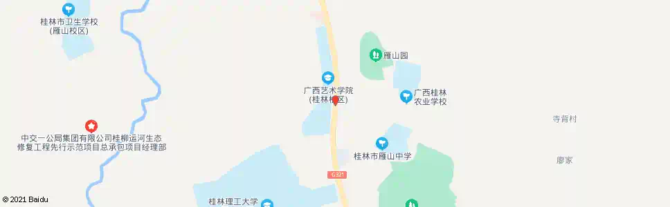 桂林雁山中学_公交站地图_桂林公交_妙搜公交查询2025