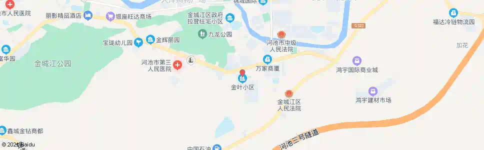 河池中意家园_公交站地图_河池公交_妙搜公交查询2025