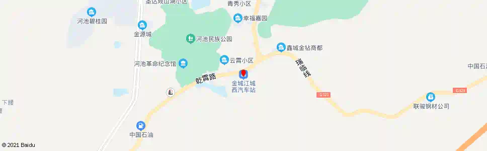 河池城西客运站_公交站地图_河池公交_妙搜公交查询2025
