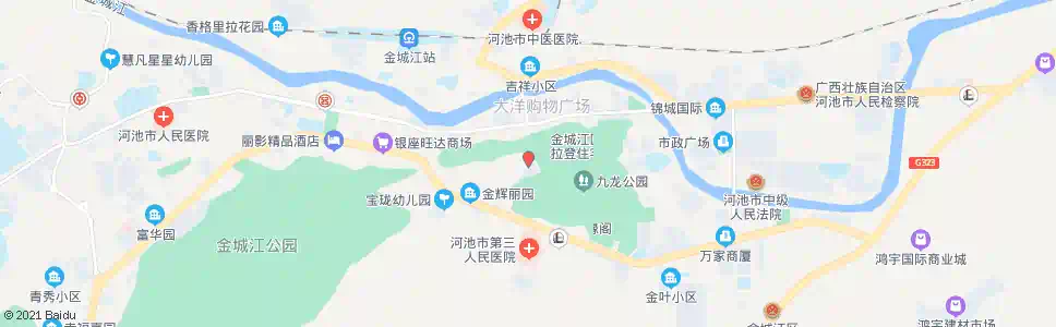 河池九龙大酒店_公交站地图_河池公交_妙搜公交查询2025