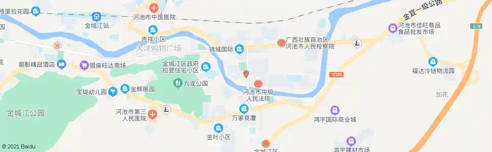 河池市图书馆_公交站地图_河池公交_妙搜公交查询2025
