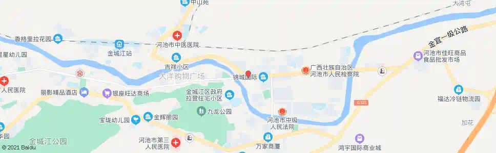 河池四桥头_公交站地图_河池公交_妙搜公交查询2025