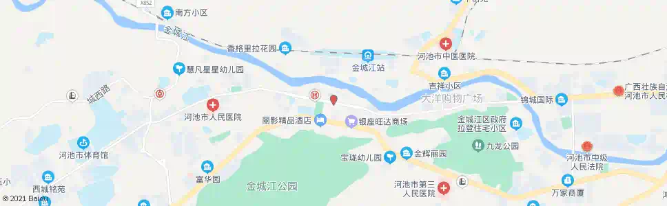 河池百货大楼_公交站地图_河池公交_妙搜公交查询2025
