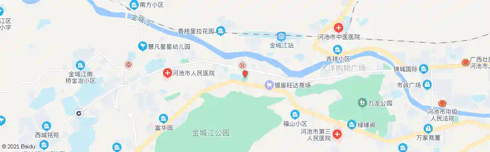 河池中心广场_公交站地图_河池公交_妙搜公交查询2025