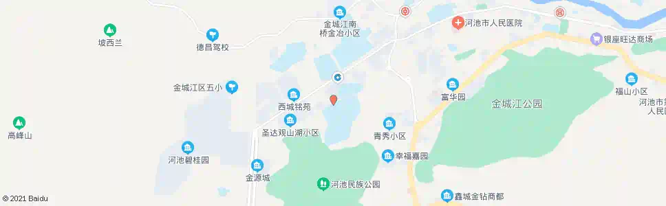 河池河池高中(市一高)_公交站地图_河池公交_妙搜公交查询2025