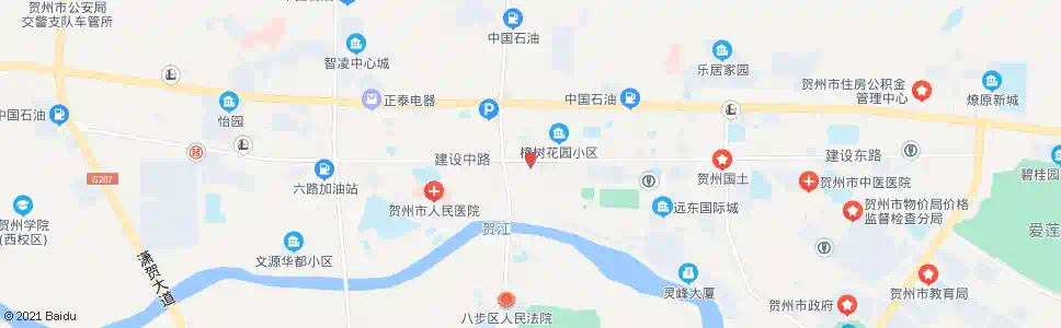 贺州物资大厦_公交站地图_贺州公交_妙搜公交查询2025