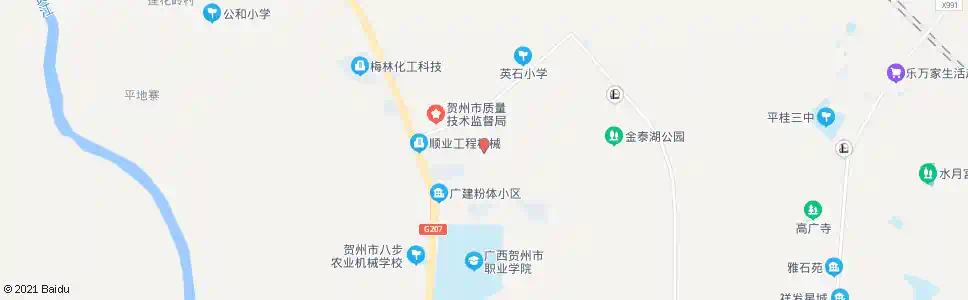 贺州英石路口_公交站地图_贺州公交_妙搜公交查询2025