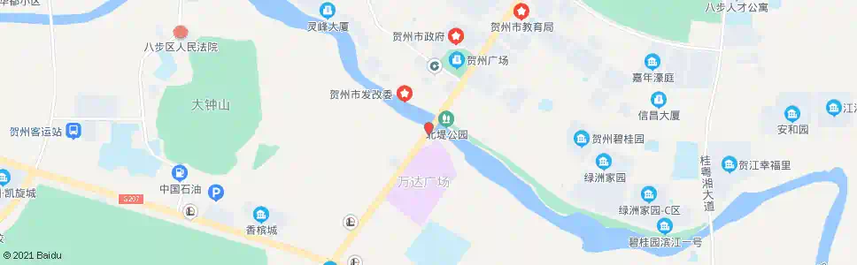 贺州贺江大桥_公交站地图_贺州公交_妙搜公交查询2025