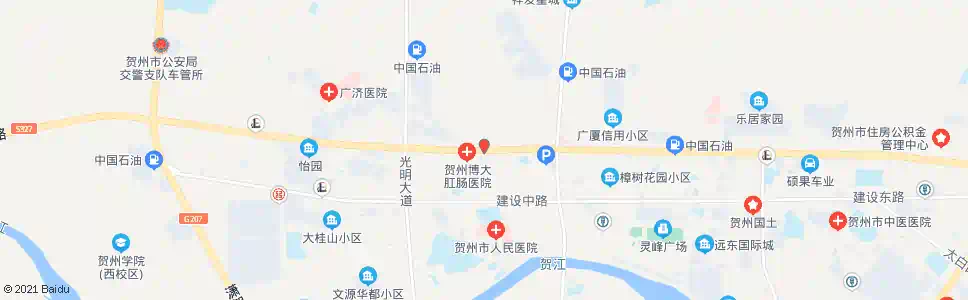 贺州八步一中_公交站地图_贺州公交_妙搜公交查询2025