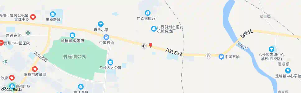 贺州贺达纸业_公交站地图_贺州公交_妙搜公交查询2025