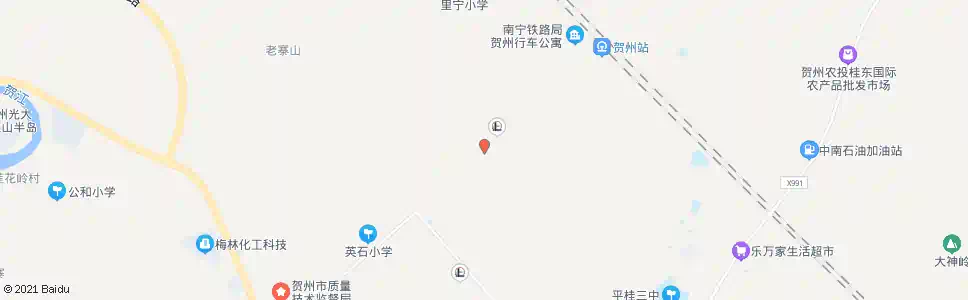 贺州马蹄塘_公交站地图_贺州公交_妙搜公交查询2025