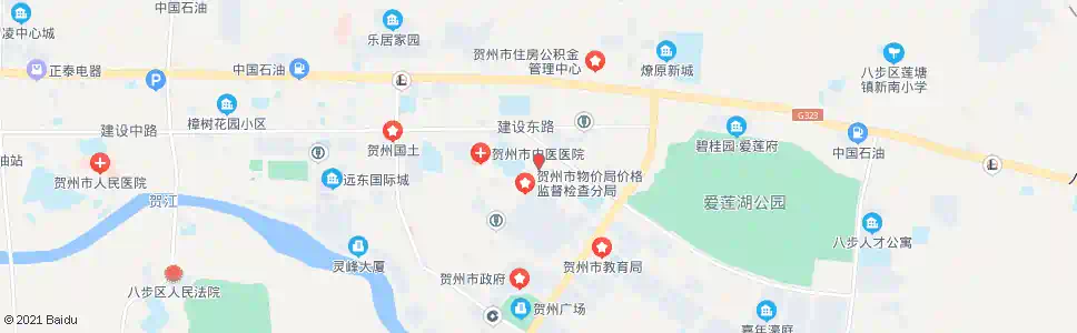贺州地税局_公交站地图_贺州公交_妙搜公交查询2025