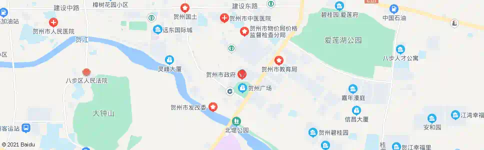 贺州市政府_公交站地图_贺州公交_妙搜公交查询2025