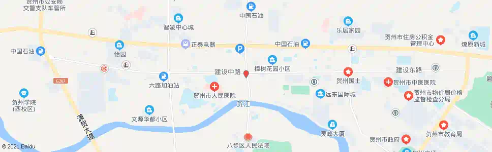 贺州城中派出所_公交站地图_贺州公交_妙搜公交查询2025