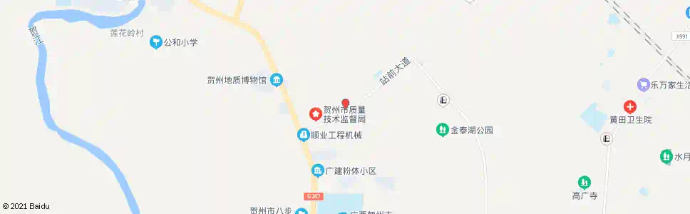 贺州建材市场_公交站地图_贺州公交_妙搜公交查询2025