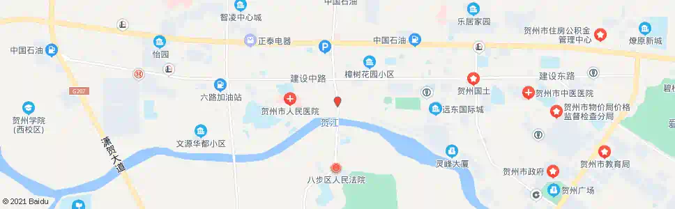 贺州太白市场_公交站地图_贺州公交_妙搜公交查询2025