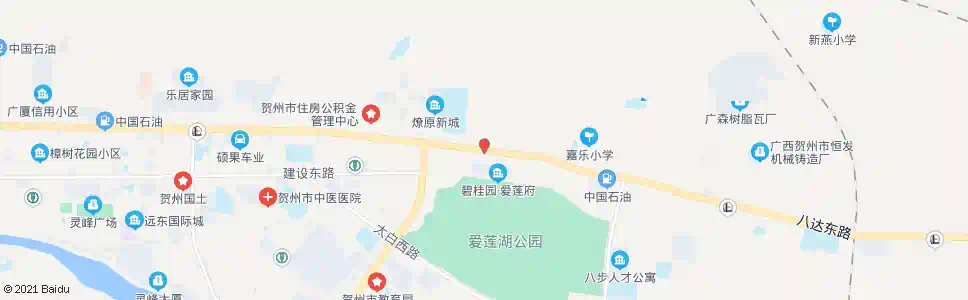 贺州广安停车场_公交站地图_贺州公交_妙搜公交查询2025