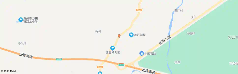 贺州道石_公交站地图_贺州公交_妙搜公交查询2025