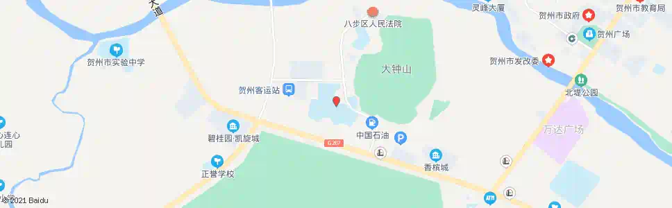 贺州第二高级中学_公交站地图_贺州公交_妙搜公交查询2025