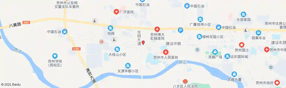 贺州六路大园盘_公交站地图_贺州公交_妙搜公交查询2025
