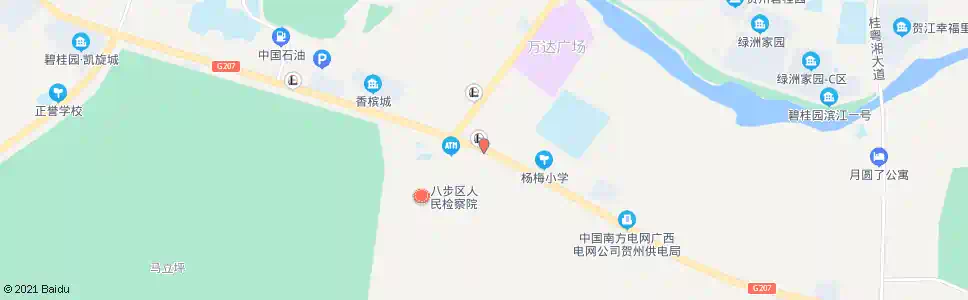 贺州羊角山路口_公交站地图_贺州公交_妙搜公交查询2025