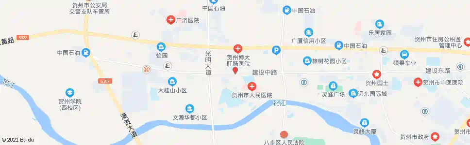 贺州育才路口(二机厂)_公交站地图_贺州公交_妙搜公交查询2025